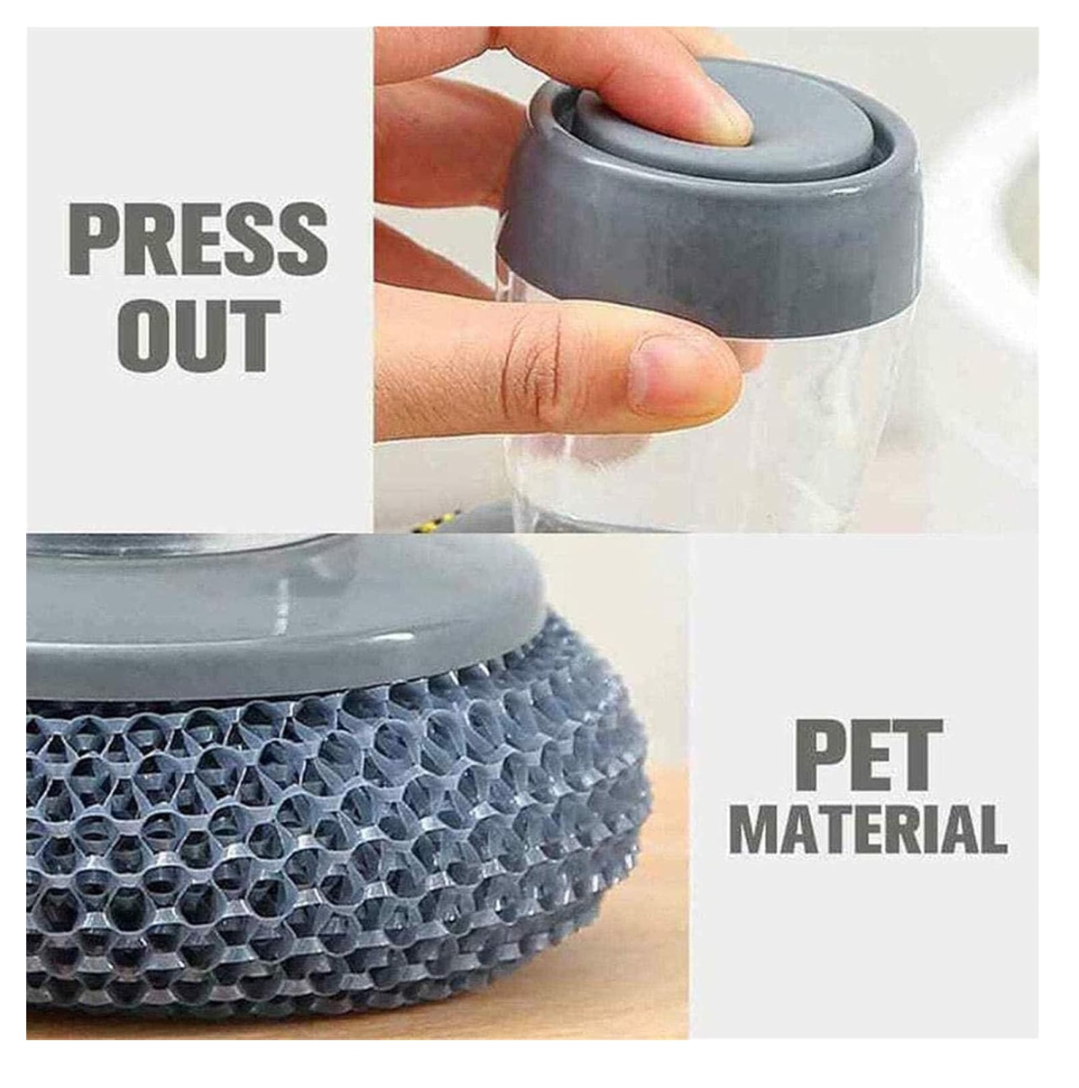 Miniatura 5 de Cepillo Dispensador Jabón Loza Brillo